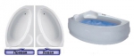 Artel Plast Валерия - Асимметричная акриловая ванна, 160x105 см