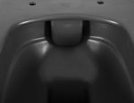 Унітаз підвісний безободковий "Ibiza" антрацит 018900, сидіння Slim Soft-Close