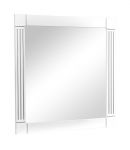 Дзеркало "Роял" білий колір 100 см патина срібло