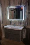 Дзеркало "Омега" Люкс 100 см з LED підсвічуванням