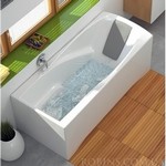 RAVAK You 175 WarmFlow - Прямоугольная акриловая ванна, наполнение ванны из-под подголовника