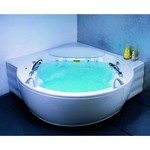 APPOLLO Угловая акриловая ванна с гидро и аэромассажем, 183x183 см